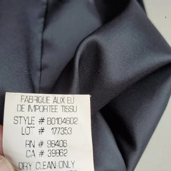 Theory Black Sheath Sleeveless Wool Dress Size 6 - Picture 8 of 9